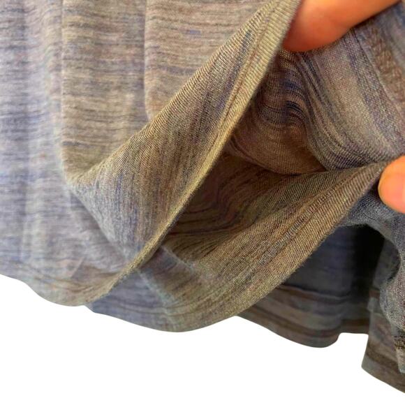 Anthropologie Dolan Charla Heather Taupe Off Shoulder Ruffled Neckline Top Med - Picture 10 of 10